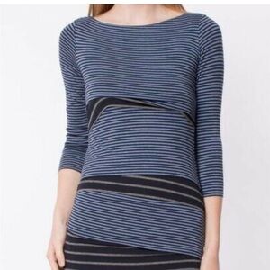 Anthropologie Bailey 44 blue stripe dress. Size M. EUC.